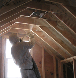Atlanta GA attic spray foam insulation